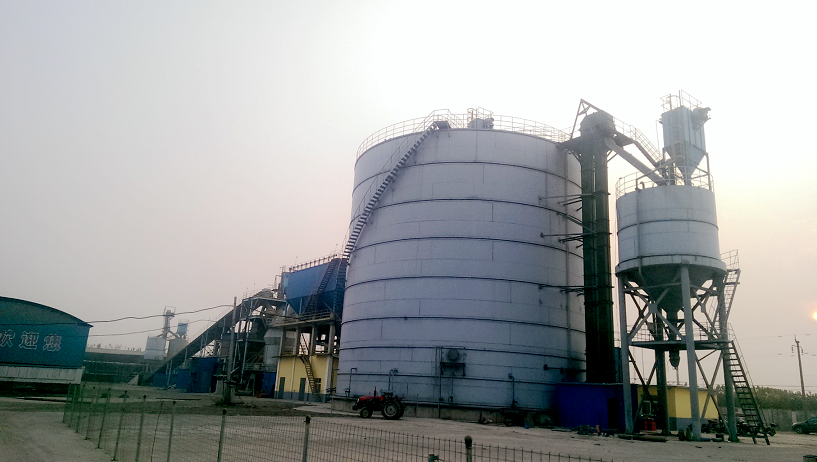 鄢陵锦瑞年产30万吨矿渣微粉生产线及钢板库工程